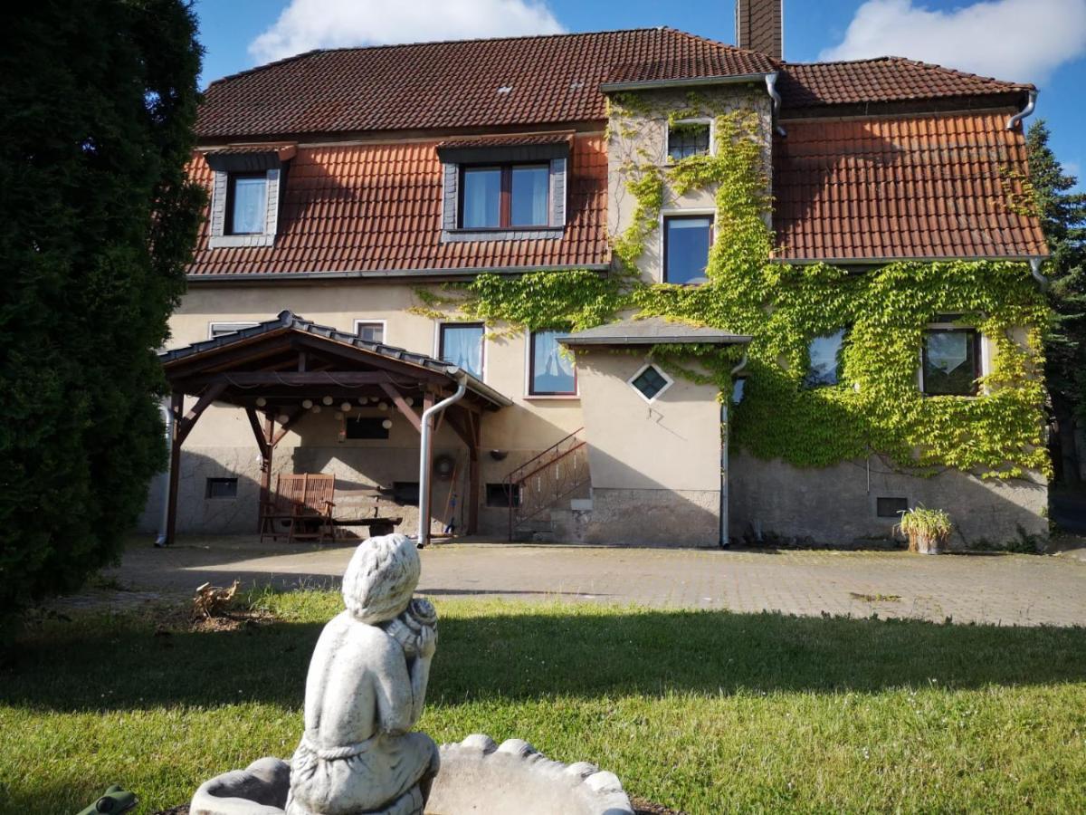Pension Kirschgarten Nebra Exteriör bild